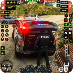 本物の警察車両犯罪ゲーム のアイコン